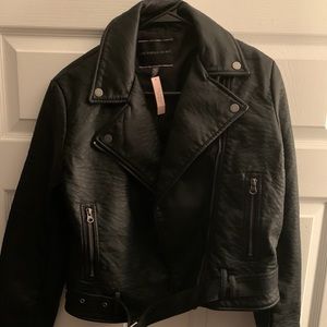 Victoria Secret Pebbled Moto Jacket